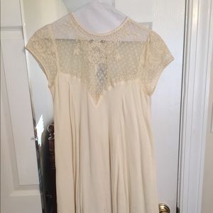 Urban Outfitters cream Kimchi Blue dress